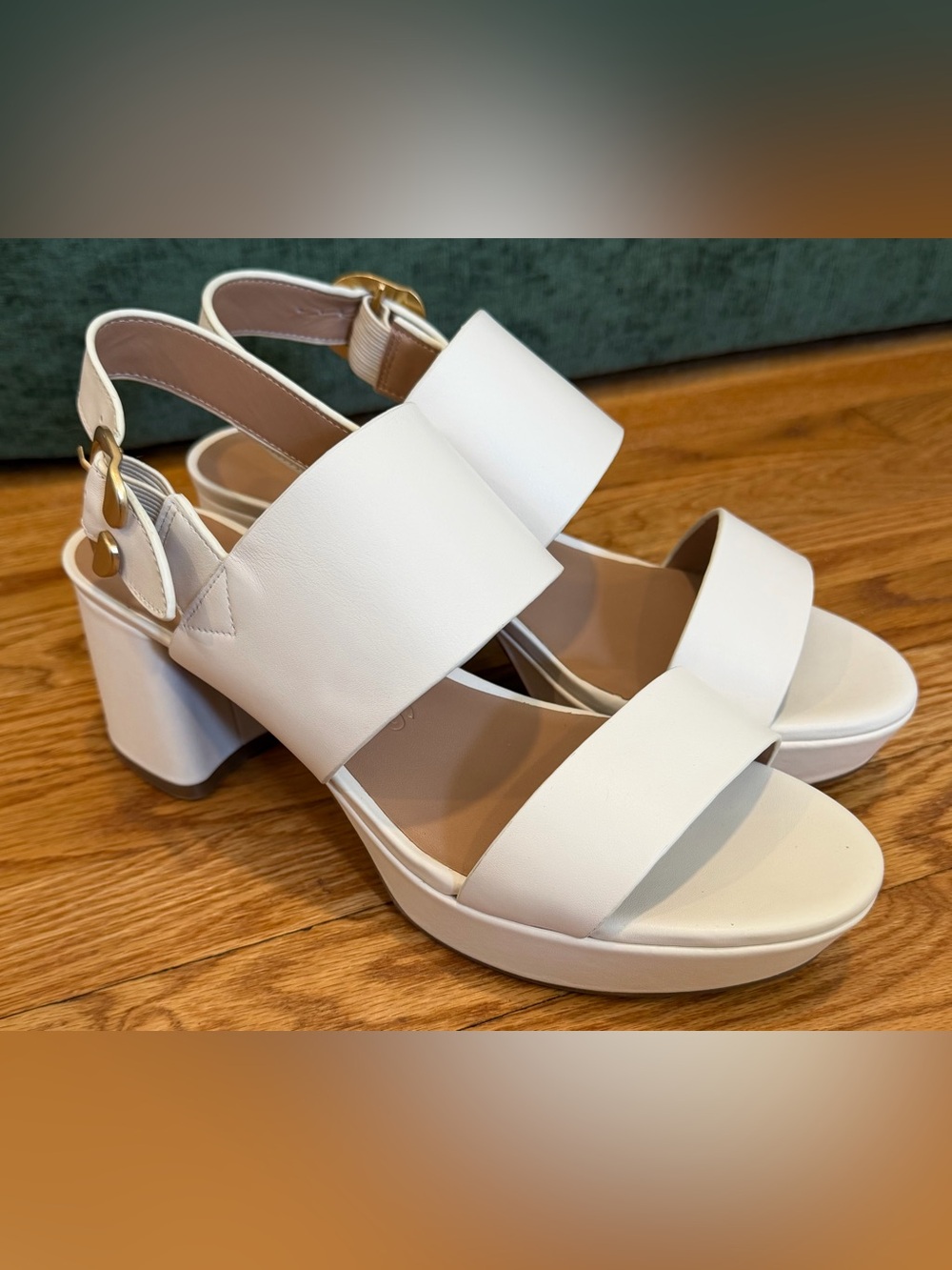 Aerosoles Camera Platform Strappy Sandal Block Heel Comfortable Bridal Brunch